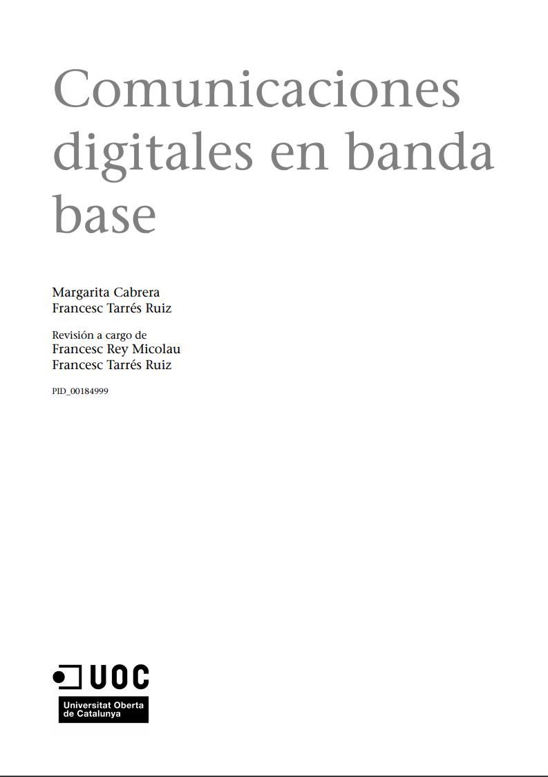 Imágen de pdf Comunicaciones digitales en banda base